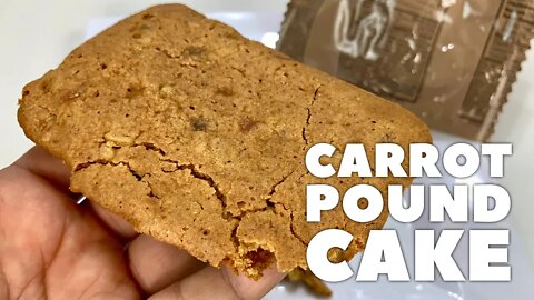 MRE Carrot Pound Cake Review