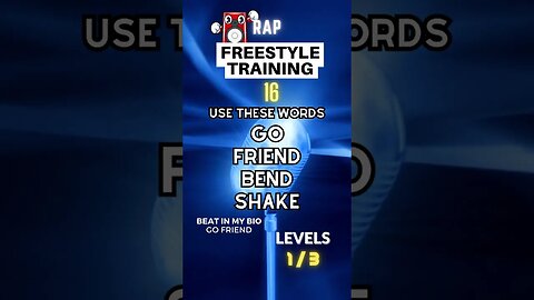 Can YOU Take on this Trap Beat? 🔥 Freestyle Rap Training #16 #shorts