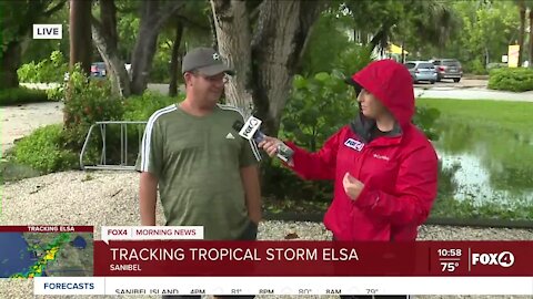 Heavy rains and flooding on Sanibel keeps visitors indoors