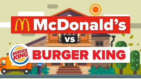 McDonald's vs Burger King - What Is The Difference Fast Food Restaurant Comparison