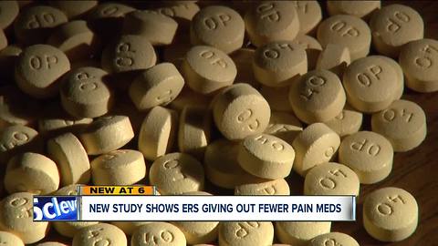 New study finds emergency room doctors are prescribing fewer pain meds