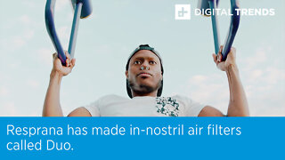 Resprana has made in-nostril air filters called Duo.