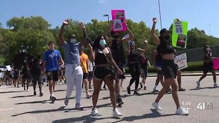 KU athletes organize march against racism, social injustice
