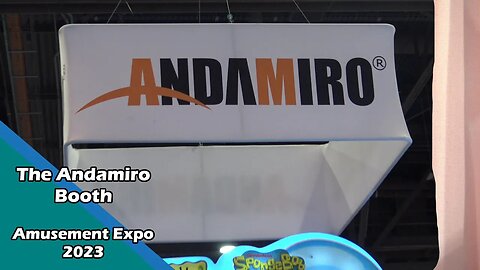 From SpongeBob To Shaq, Andamiro's Amusement Expo 2023 booth