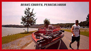 Launching at State Hill Boat Ramp - Blue Marsh Lake