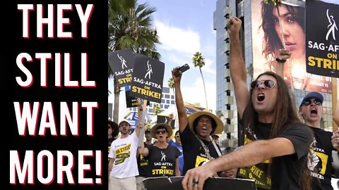Hollywood Strike DEADLOCK! Whiny woke actors SHOCKED studios walked away from the table!
