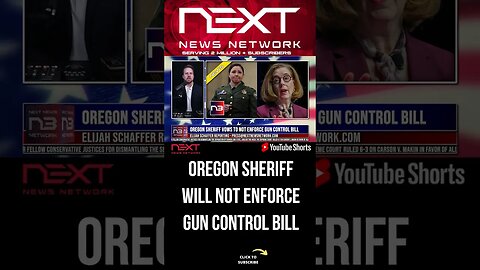 Oregon Sheriff Vows to Not Enforce Gun Control Bill #shorts