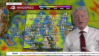 Sunday 4 p.m. Colorado snowstorm update