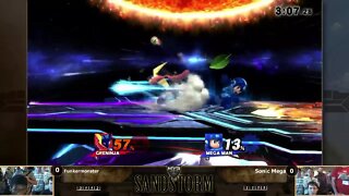 MVG Sandstorm: Singles - Funkermonster (Greninja) vs. Sonic Mega (Mega Man)