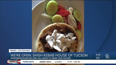 Shish Kebab House open for takeout
