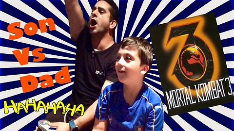 Mortal Kombat 3 Arcade Play with Son vs Dad