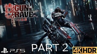 Gungrave G.O.R.E Walkthrough Gameplay Part 2 | PS5, PS4 (No Commentary Gaming)