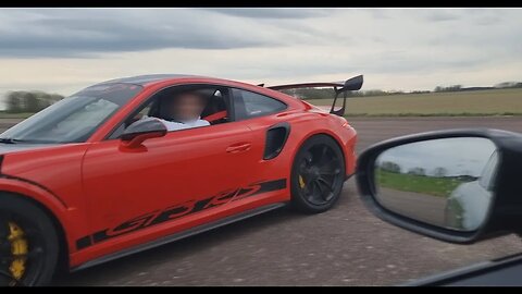 DRAG RACE Porsche Taycan Turbo S vs 911 GT3 RS MK II Weissach Package PDK🏁🔥