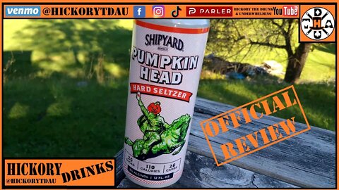 Shipyard Pumpkin Head Hard Seltzer Review | Hickory Drinks| Thirsty Thursday | The End Of The Summer