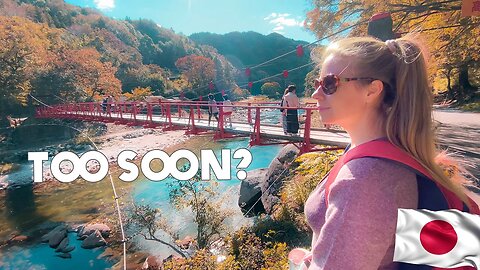 BEST Spot for JAPAN's Magical AUTUMN 🇯🇵 British Family impressed by KORANKEI Gorge
