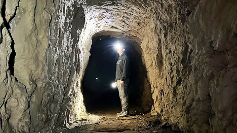 Rapelling Deep Into A Mine!