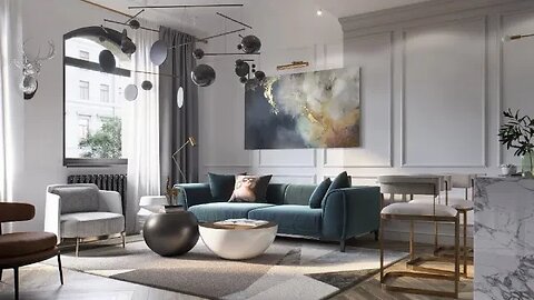 Stunning Grey Living Room Interiors | Modern Luxury Home Decorating Ideas