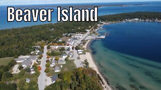 Saint James, BEAVER ISLAND, Michigan - “Downtown Aerial Tour