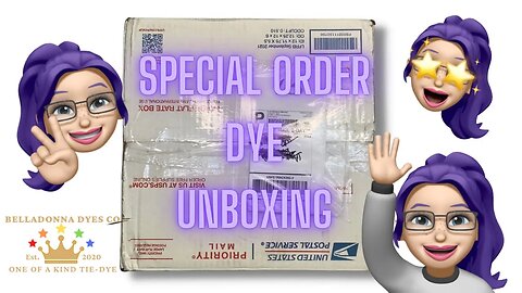 Tie-Dye Designs: How To Get Special Order Dyes Unboxing