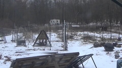 Snowed & Iced In At The Off Grid Homestead