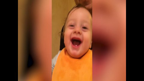 Baby Boy Loves To Laugh
