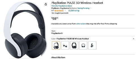 PlayStation PULSE 3D Wireless Headset