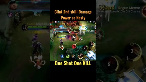 2nd skill Clint so Powerful #razimaruyama #clint #mobilelegend #damage #powerful #clintbuildterbaru