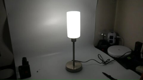 VEYFIY Table Lamp, Touch Lamp for Bedroom, Table Lamps with Glass Shade, Bedside Lamps