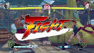 Street Fighter IV Jogando com o Sagat