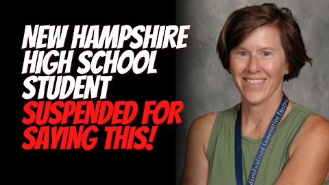 New Hampshire High School Student Sues District and Principal After Suspension For Saying This!