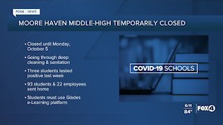 Moore Haven Middle-High temporarily closed