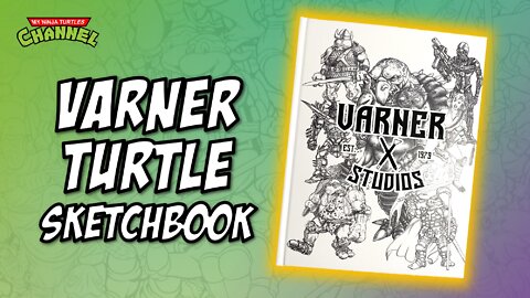 Varner Turtle Sketchbook (450 Pages of Vintage Ninja Turtles Figures!)