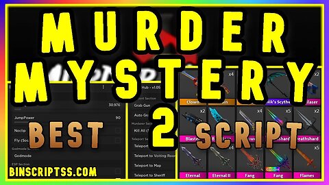 ROBLOX Murder Mystery 2 Script - BEST Auto Farm *PASTEBIN 2023*