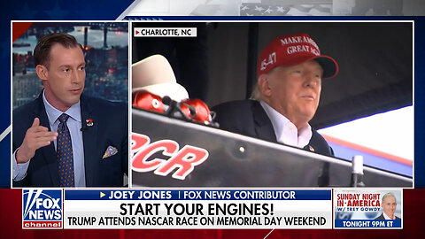 Joey Jones: Trump Got 'Roaring Reception' Today At NASCAR Race