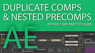 AE: Duplicate composition with it’s precomps