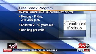 MLK Jr. Community Center snack program