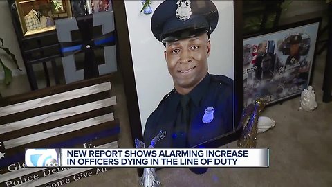 Line of duty police officer deaths increase nationwide and in Detroit