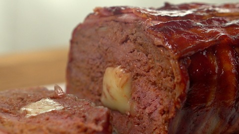 BBQ Stuffed Meatloaf