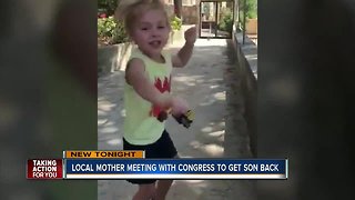 Local mother meeting with congress to get son back