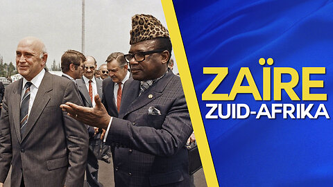 Mobutu ontmoet president van Zuid-Afrika, Frederik Willem de Klerk in Goma (1989)