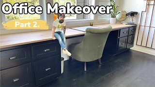 Build Cabinets the Easy Way || Before and After Office Makeover