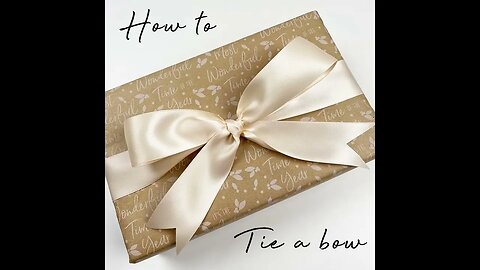 HOW TO TIE THE PERFECT BOW!