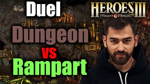 Dungeon vs Rampart | Gluhammer Heroes HotA 3 Multiplayer PL