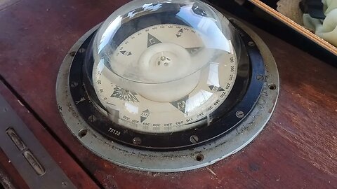 C. Plath Hamburg Spherical Fluid Magnetic ships Binnacle compass.