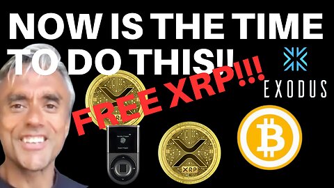 YOU MUST DO THIS!! HOW TO SET UP EXODUS WALLET FOR THE BITCOIN BULL RUN + FREE XRP!!!
