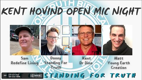 OPEN MIC CHALLENGE Debate plus Q&A Is There Evidence for Evolution