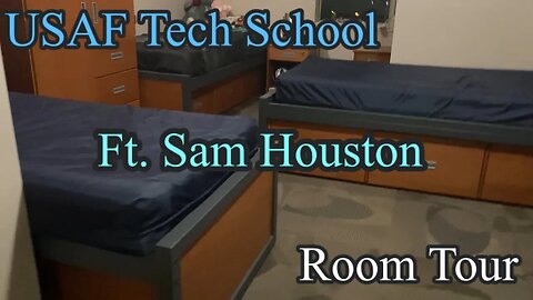 Room Tour at Fort Sam Houston Air Force Dorms! |My USAF Tech School Diaries