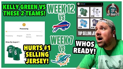 THE KELLY GREEN SCHEDULE IS OUT! HURTS #1 SELLING JERSEY IN THE NFL! WHICH JERSEY DID YOU PURCHASE?
