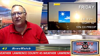 NCTV45 LAWRENCE COUNTY 45 WEATHER SATURDAY AUGUST 26 2023