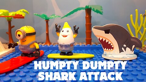 Humpty Dumpty and Minion Surfing: Shark Attack and Rescue